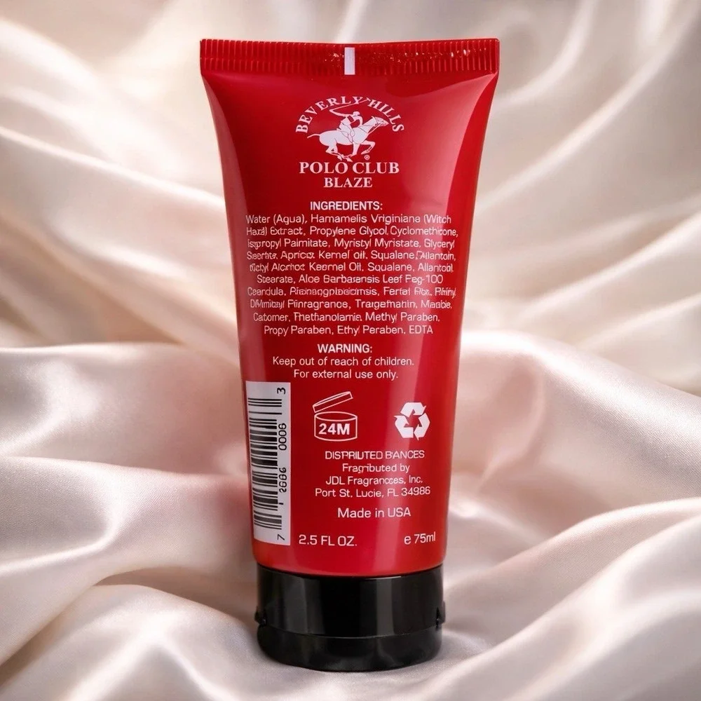 Beverly Hills Polo Club Blaze After Shave Balm 2.5 Oz 75ml Men's Grooming